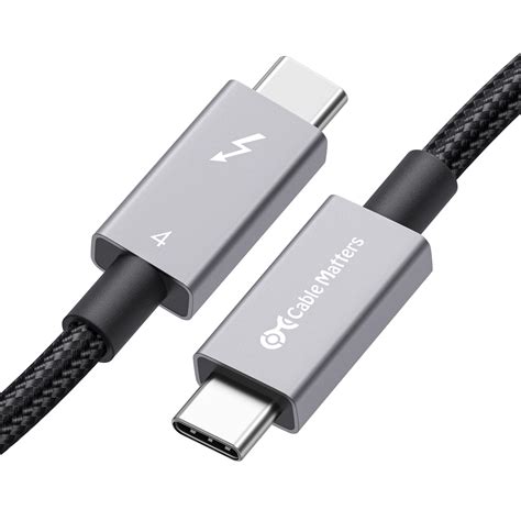Cable Matters Premium 40Gbps Thunderbolt™ 4 Cable | Thunderbolt