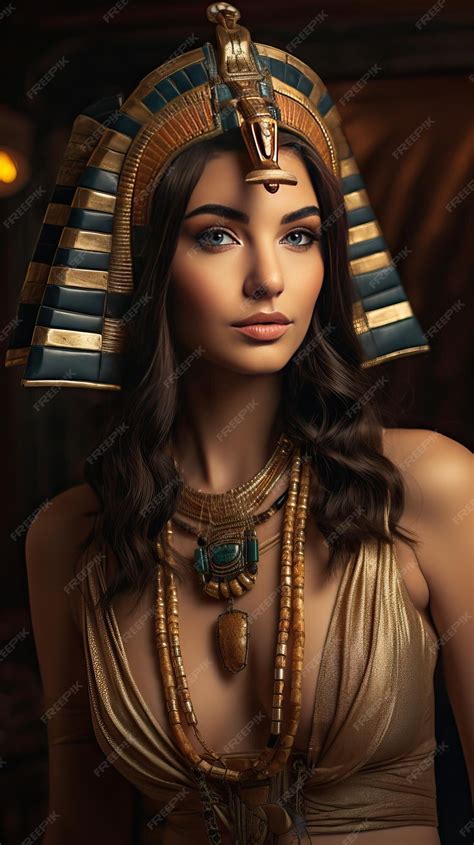 Premium Ai Image Beautiful Woman Like Queen Of Egypt Cleopatra