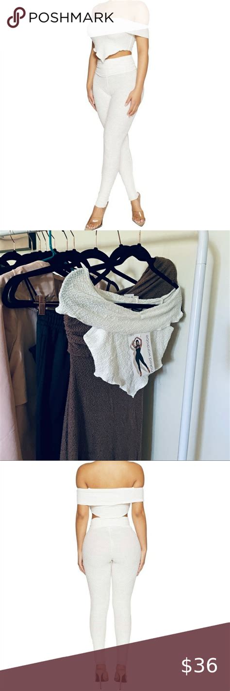 NWT Naked Wardrobe White Crop Top White Crop Top Crop Tops Clothes Design