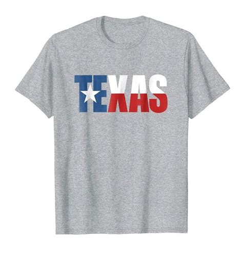 Texas State Flag T Shirt Red White Blue Perfect T For Proud Texans