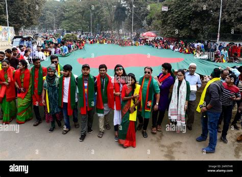 Bangladeshi People Participate In A Rally During The Victory Day