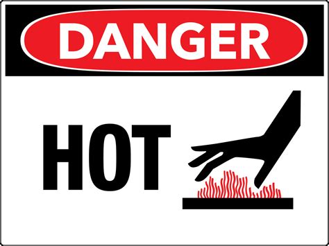 Hot Warning Sign