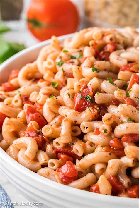 Macaroni And Tomatoes Fantabulosity