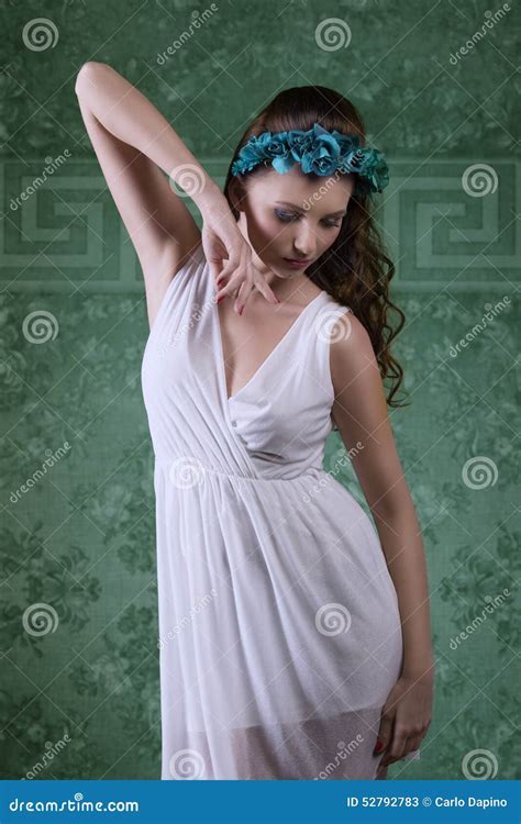 Sensual Spring Brunette Girl Stock Image Image Of Beautiful Adult 52792783