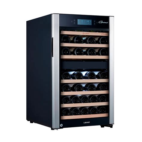 Винный шкаф двухзонный купить в интернет-магазине LIBHOF WINE