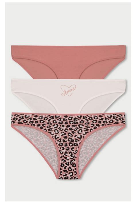 Dominant Bikini Külot Kadın lü Paket Leopar Desenli Ekru Toprak Rengi Fiyatı Yorumları Trendyol