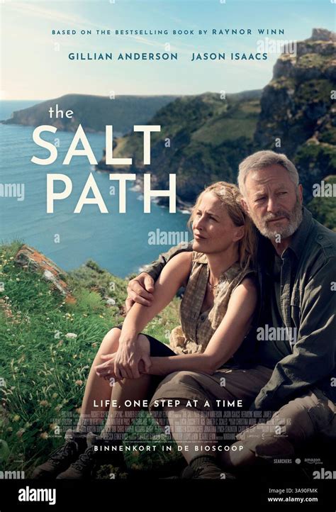 salt path poster jason isaacs gillian anderson stock photo alamy