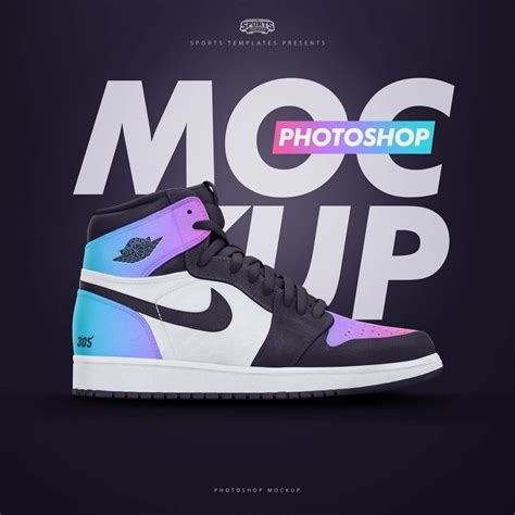 Free Nike Jordans Psd Template Sports Templates