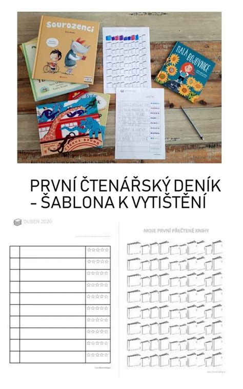 PRVNÍ ČTENÁŘSKÝ DENÍK - 3dmamablog in 2020 | Education, Words, Word ...