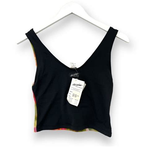 Hot Skims Tops Rare Vintage Hot Skins Bodywear Cropped Tank With Shelf Bra New Poshmark