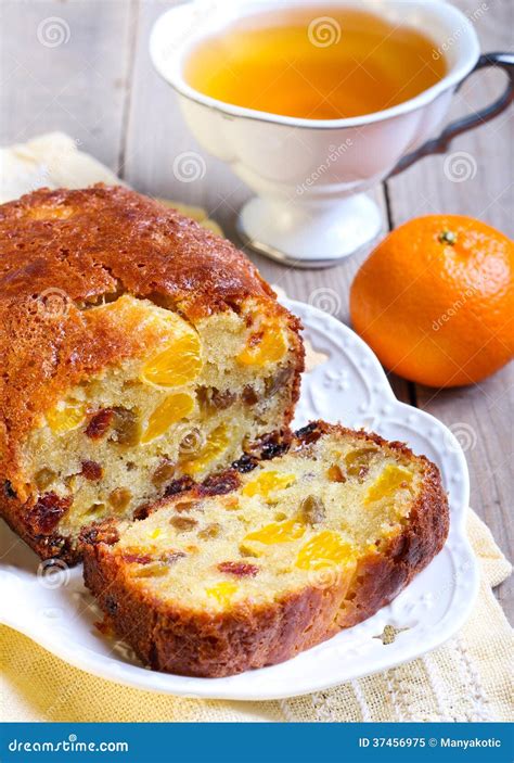 Сухой торт плодоовощ и Tangerine Стоковое Изображение - изображение ...