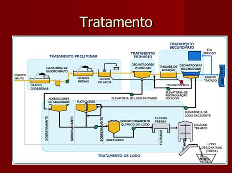 Resumo Tratamento De Esgoto - Tratamento de esgoto e saneamento básico | PPT