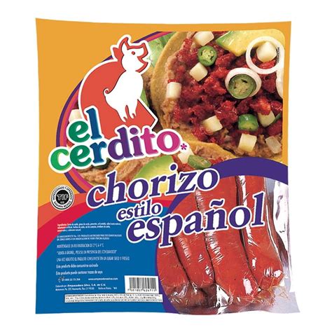 Chorizo El Cerdito Estilo Español Por Kilo Walmart