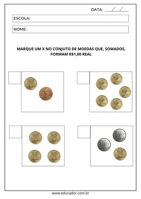 Atividade Sistema Monetario 1 Ano