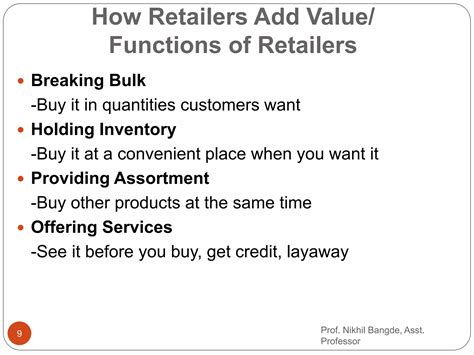 Introduction To Retailing Ppt