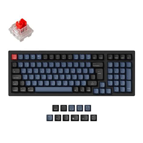 Kifutott Keychron K4 Pro RGB Bluetooth USB Angol Gaming Hot Swap Gateron G Pro Red