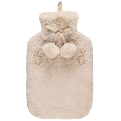 Fur Hot Water Bottle Natural Christmas Gifts B M