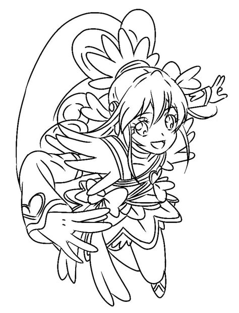 Glitter Force coloring pages - ColoringLib