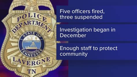Five La Vergne Officers Fired Amid Sex Investigation Wbir