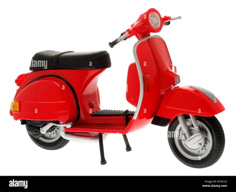 Model of Vespa Scooter Stock Photo - Alamy