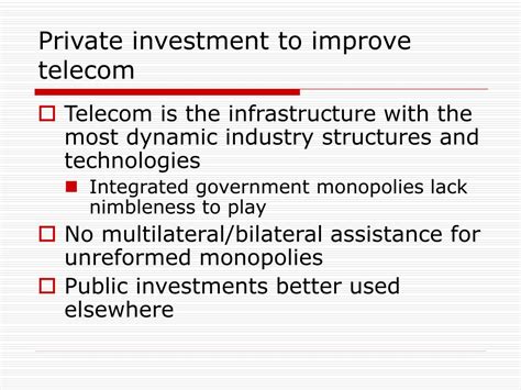 telecom  improving investment climate ict  powerpoint