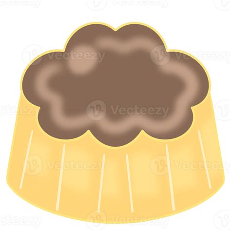 Chocolate Pudding Cartoon Clipart 54066207 Png