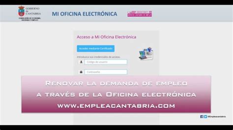 Gu A Completa C Mo Sellar El Paro Por Internet En Cantabria De Forma