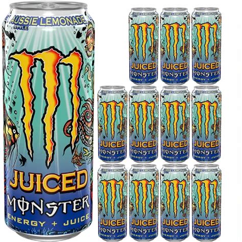 Monster Energy Drink Aussie Lemonade 12x500ml 14778004244 - Allegro.pl