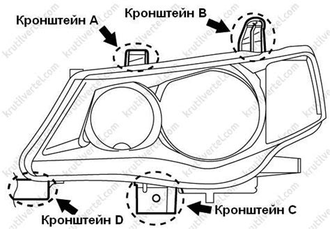 Mitsubishi Outlander XL | Airtrek с 2005 года - освещение