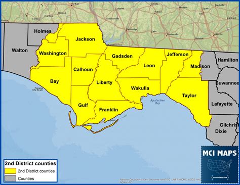 florida panhandle map printable maps maps  florida