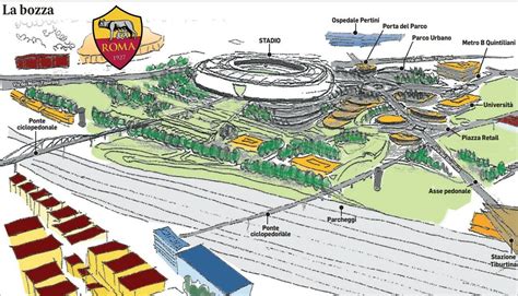 Stadio Della Roma Friedkin Idea Pi Capiente E Pi Verde La