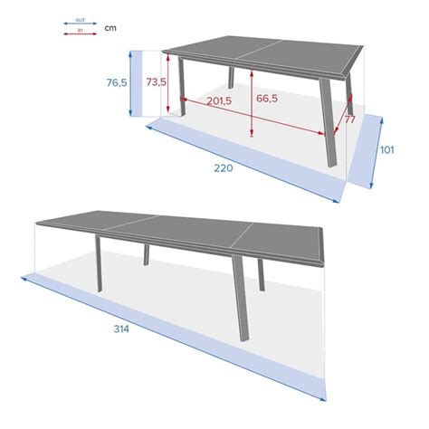 Table De Jardin Extensible Pavane Graphite P Can Hesp Ride Places