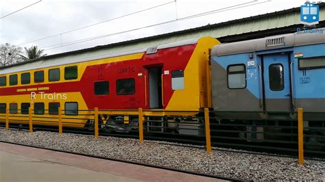 AC Double Decker Express Train MGR Chennai Central KJM KSR Bengaluru