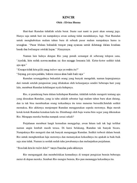 Cerpen 3 Lembar