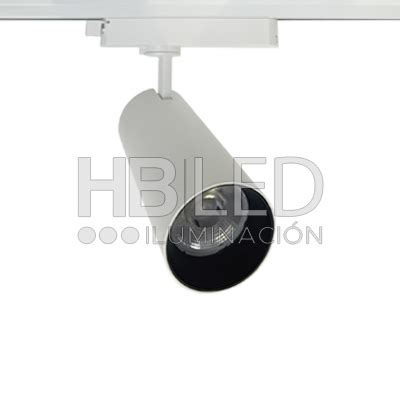 Foco LED Decorativo Riel Monofásico 18W Blanco SKU 36070 36071 HB