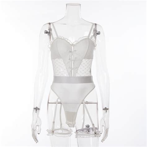 Generic Popular Multi Color Lace Pure Desire Maiden Sexy Lingerie Sexy One Piece Suit