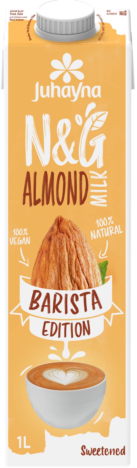 Buy Juhayna Natural Barista Almond Milk Sweetened 1l Online In Egypt