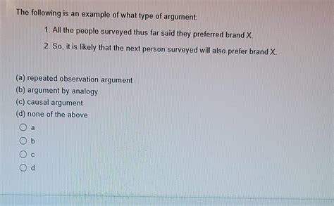 type  argument cheggcom