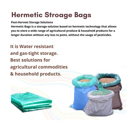 Buy Online Hermetic Grain Storage Bags Greenecopacking