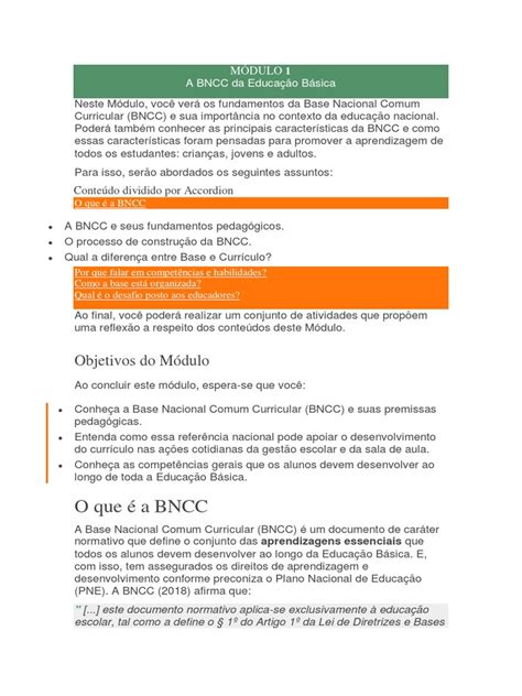 Referência Da Bncc Pronta - Fundamentos da BNCC na Educação Básica | PDF | Pedagogia | Aprendizado