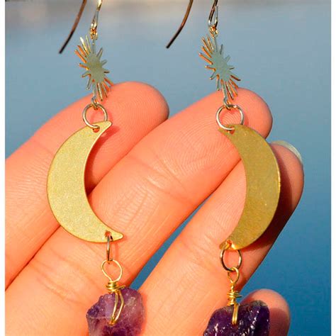 Gemstone Boho Earrings Country Handywork Collections