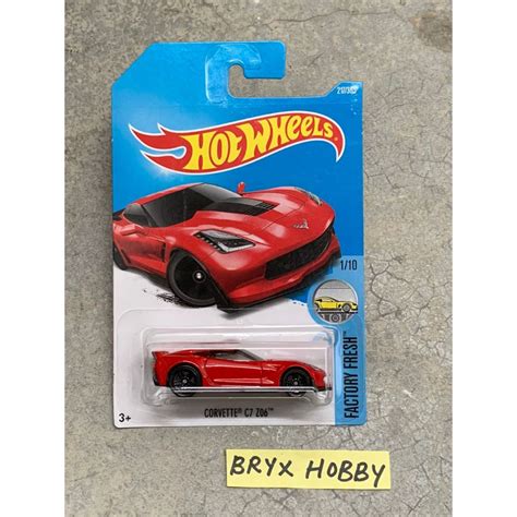 Hot Wheels International Carded 2017 Factory Fresh Corvette C7 Z06 1 DVB41 D7B3 Red Shopee