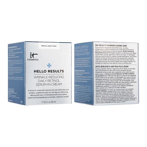 It Cosmetics Hello Results Wrinkle Reducing Daily Retinol Serum In