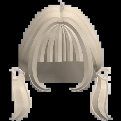 Long Blonde Bangs W Cute Short Heart Pigtails Roblox Item Rolimon S