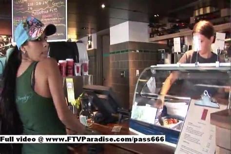 Mysterious Sexy Brunette Get Naked In Public Store PornRabbit