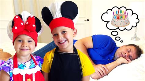 Roma And Dads Birthday Surprises And Sweets Youtube