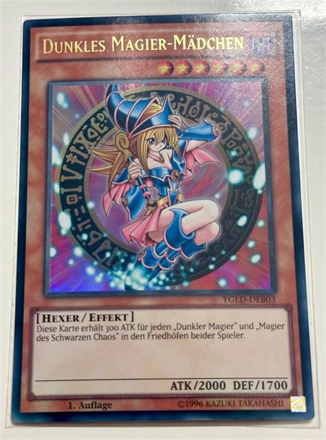 Yu Gi Oh Dunkles Magier Mädchen Ultra Rare Ygld Deb03 Comprare Su Ricardo