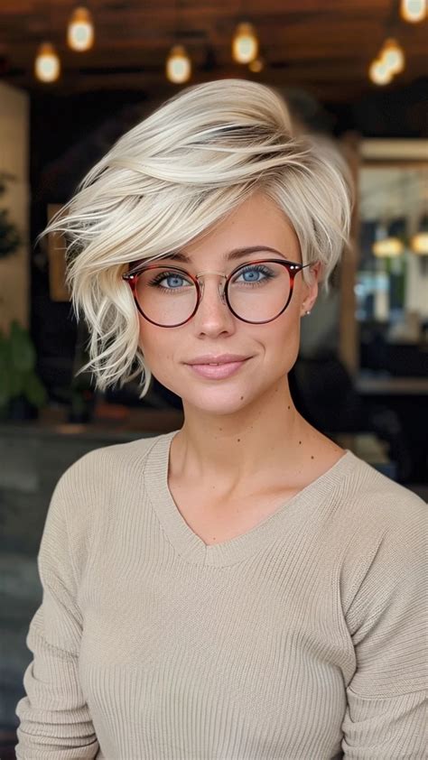 32 Hot Hairstyles For Women Wearing Glasses In 2024 Best Glasses For Blonde Hair Blonde Hair