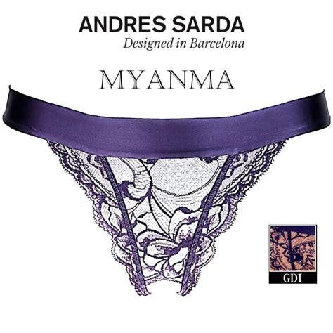 Andres Sarda アンドレサルダ 輸入 下着 ヨーロッパ 高級 インポート ランジェリー 紐タンガ G String As