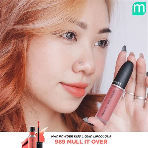 Review T Ng M U Hot Trend Son Kem L Mac Powder Kiss Mint Cosmetics Save The Best For You